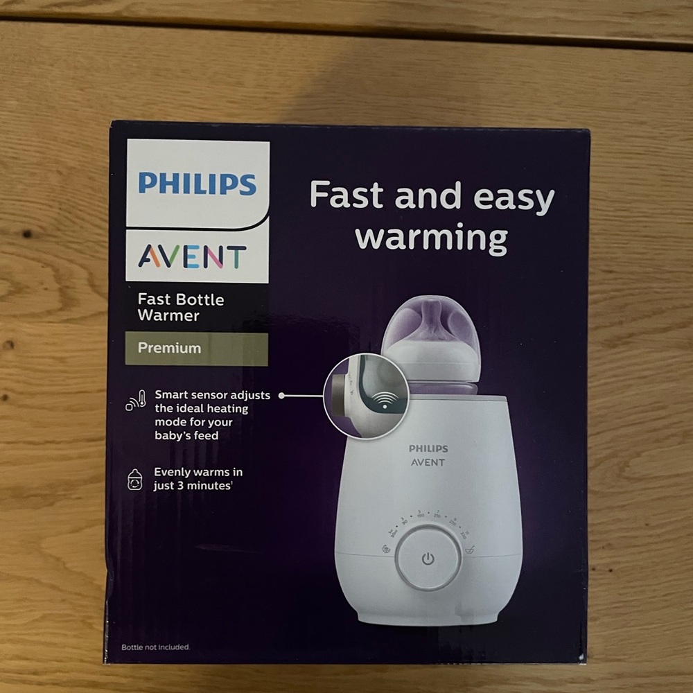 NWT Philips Avent Premium Fast Bottle Warmer